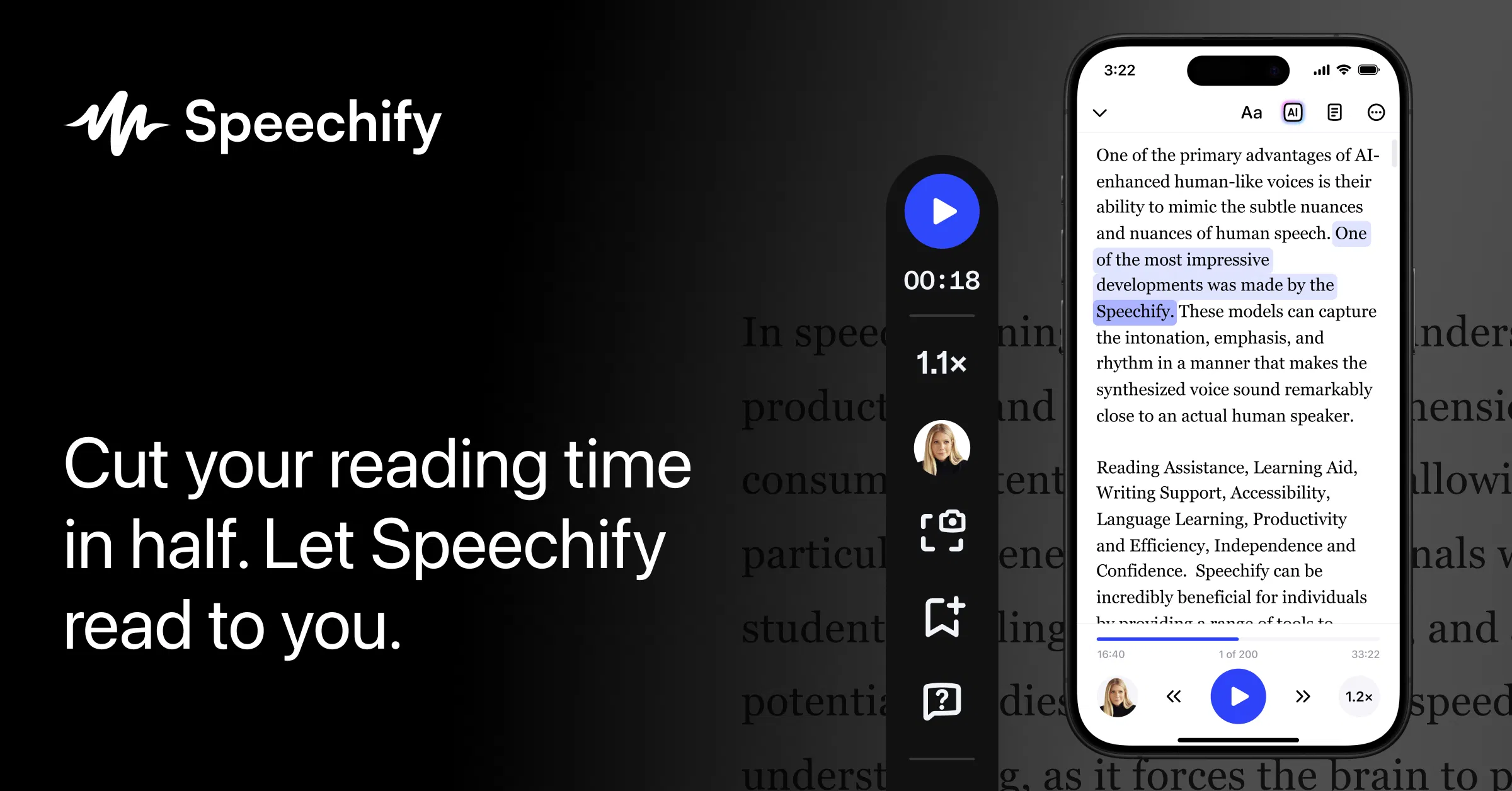Feature image of Speechify