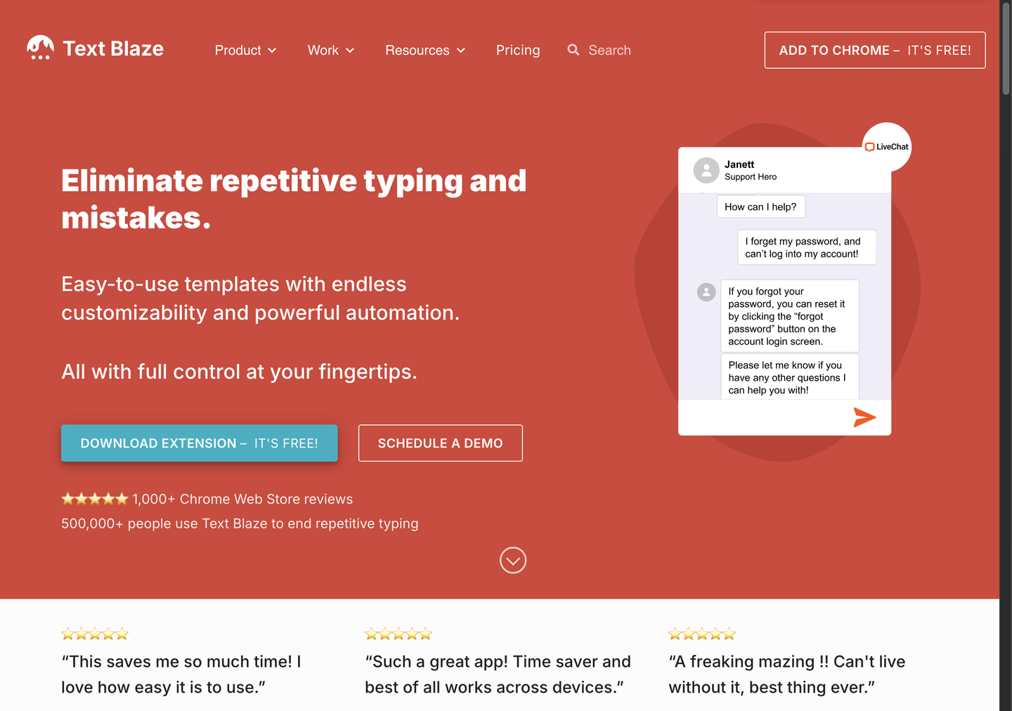 Feature image of Text Blaze