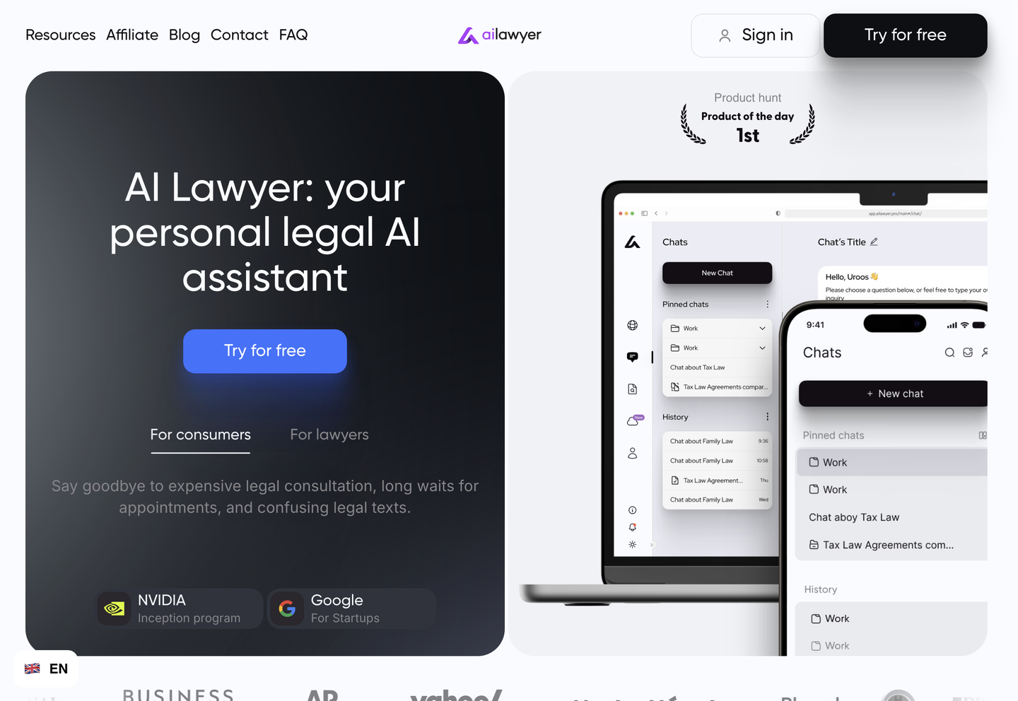 AI Lawyer in action