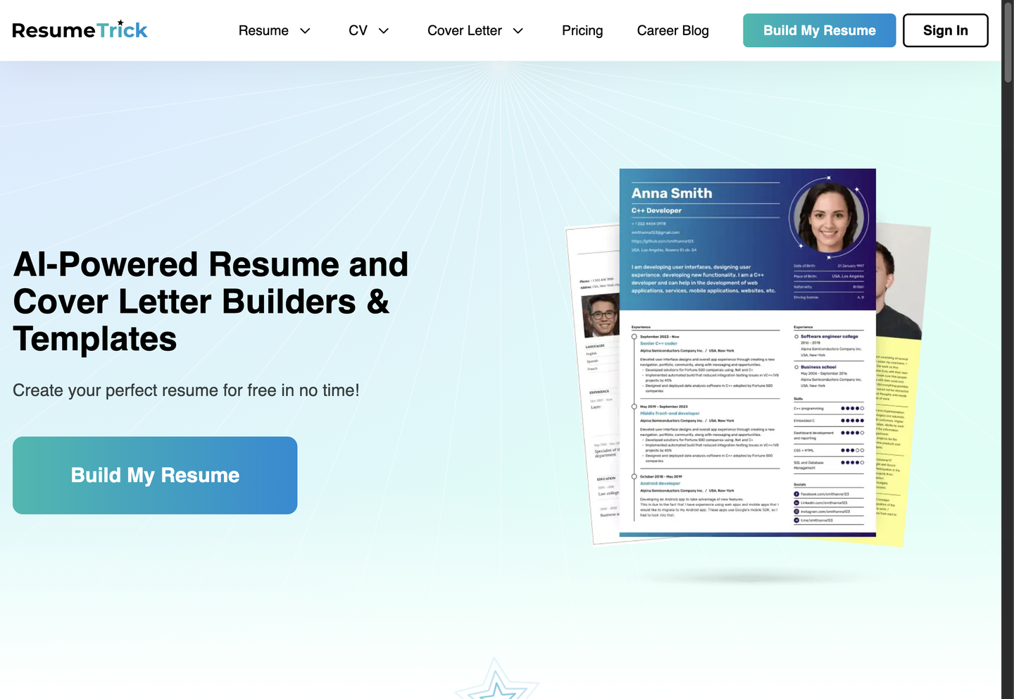 Resume Trick in action
