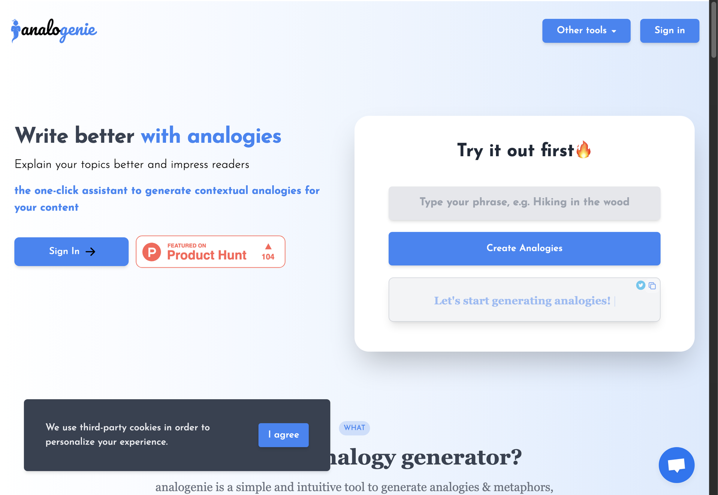 Feature image of Analogenie