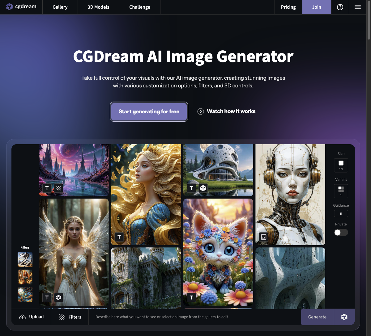 CGDream in action