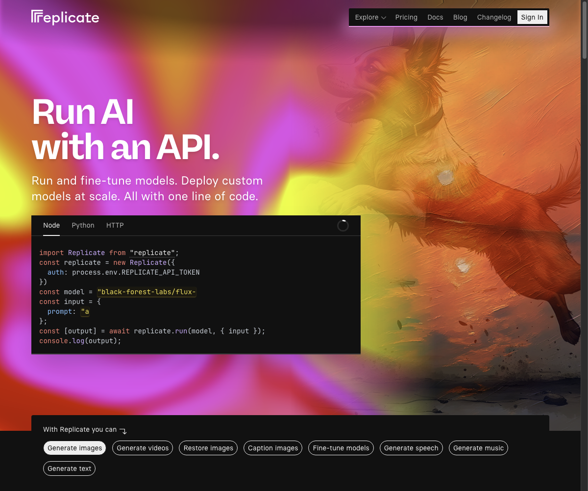 Feature image of Replicate