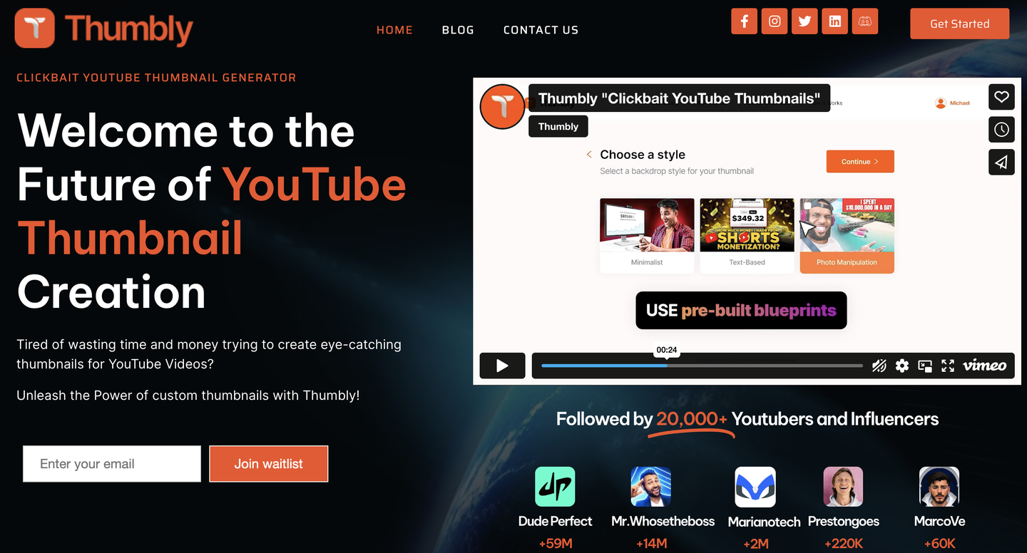 Feature image of Thumbly