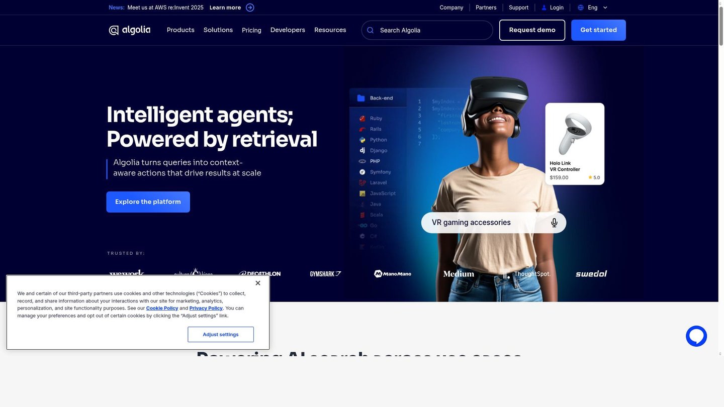 Feature image of Algolia