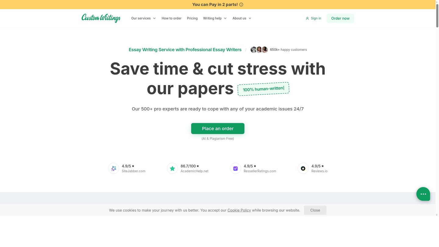 Feature image of CustomWritings