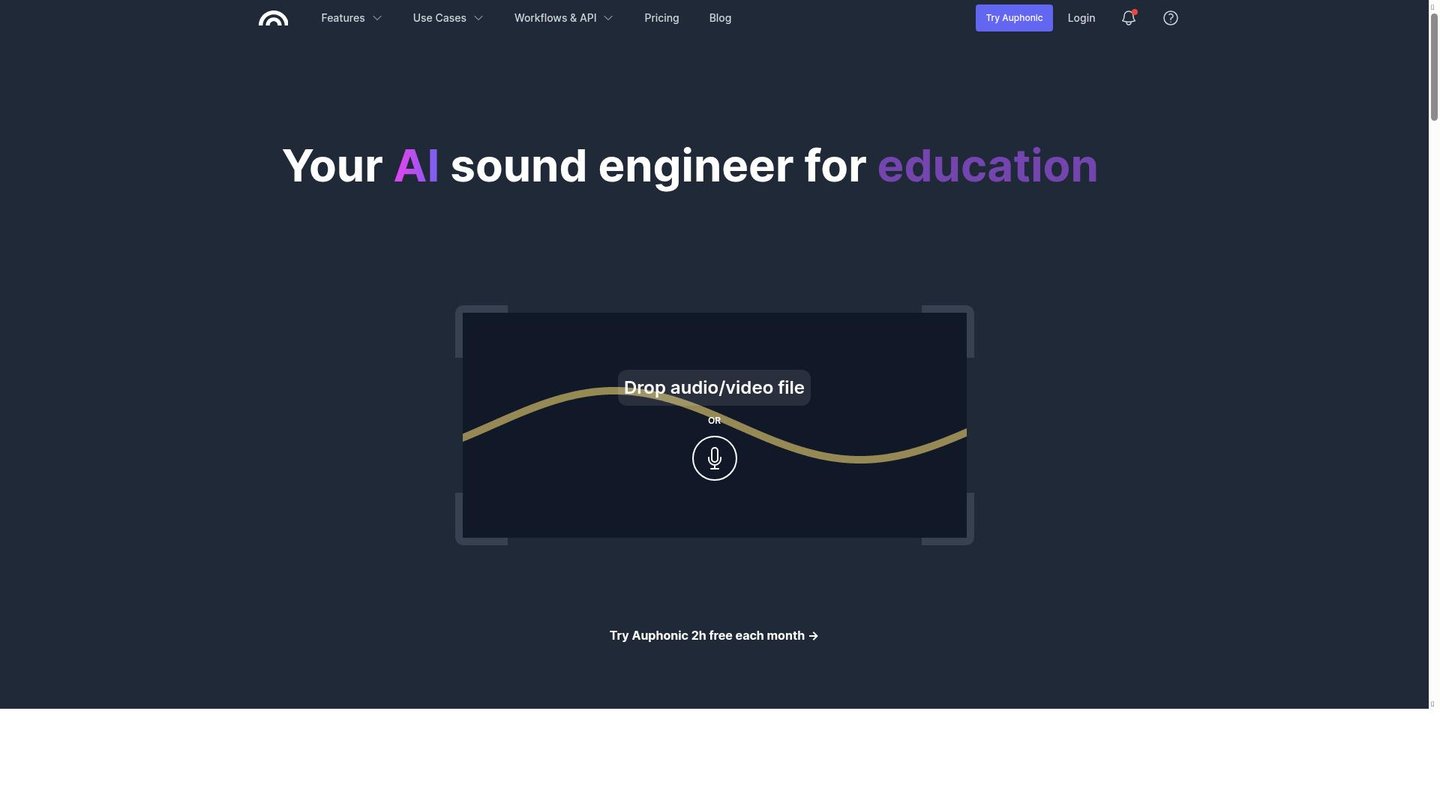 Feature image of Auphonic