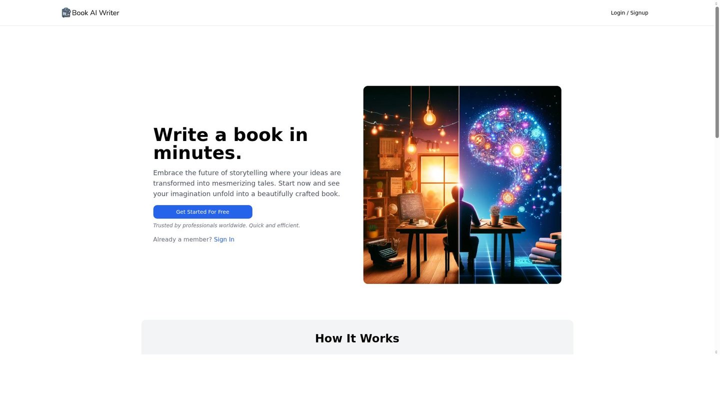 Feature image of Book AI Writer