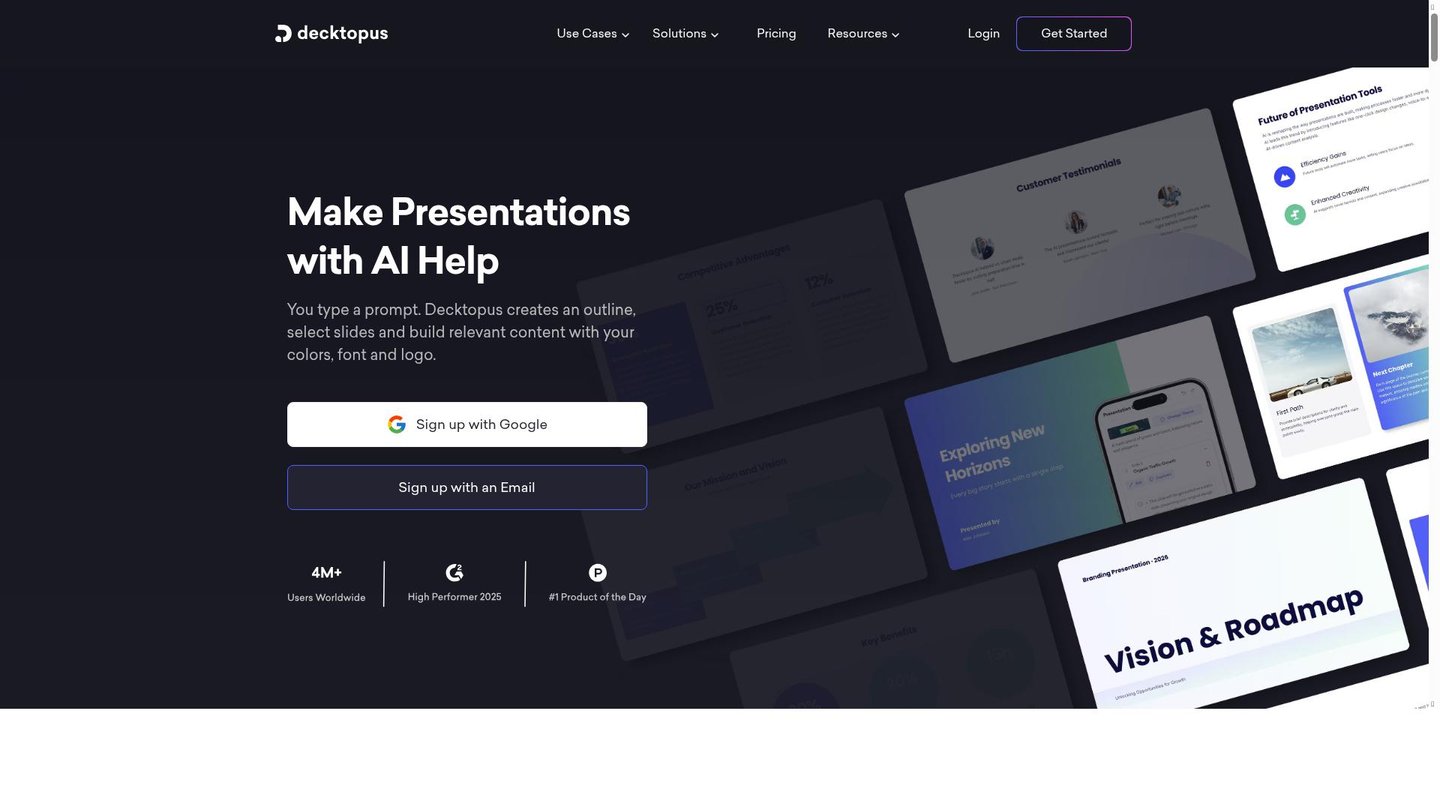 Decktopus AI in action
