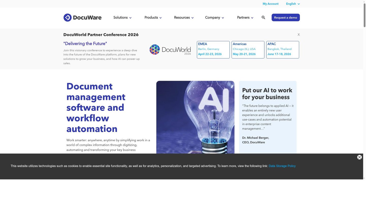 Feature image of DocuWare