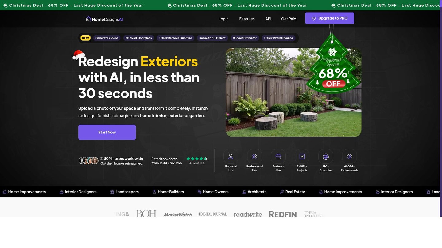 Home Designs AI in action