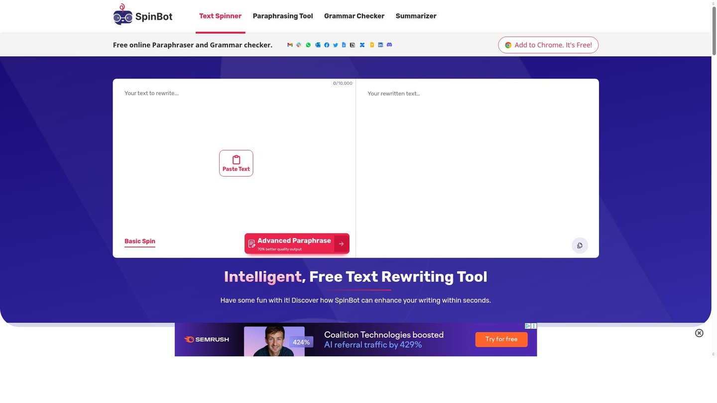 Feature image of SpinBot