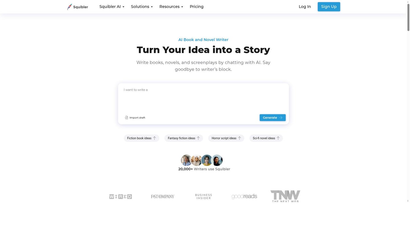 Feature image of Squibler