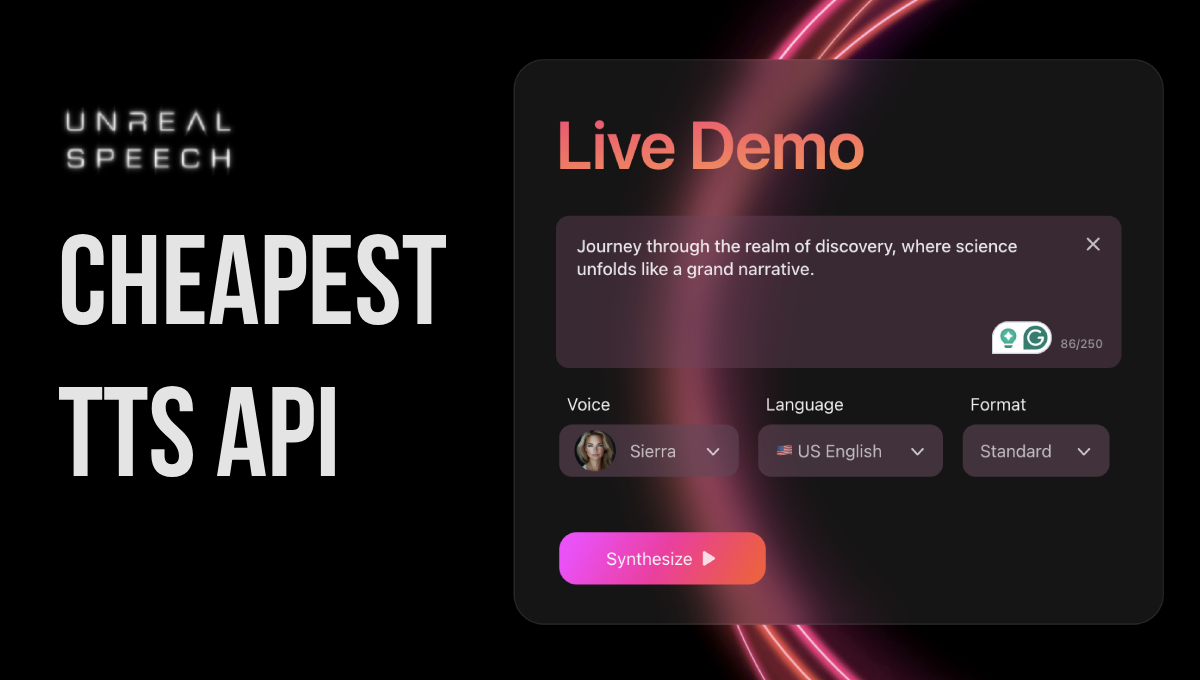 Feature image of Unreal Speech