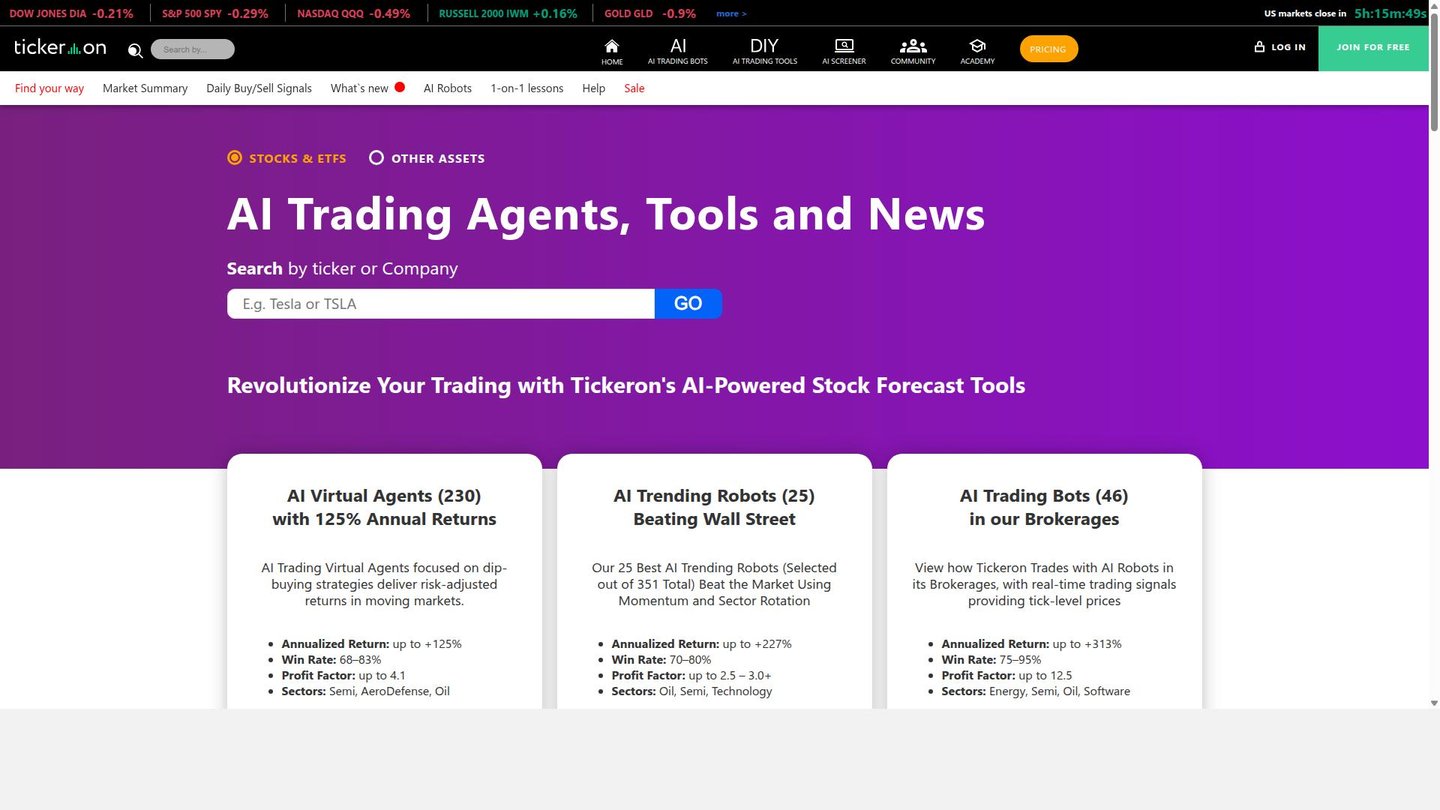 Feature image of Ticker On