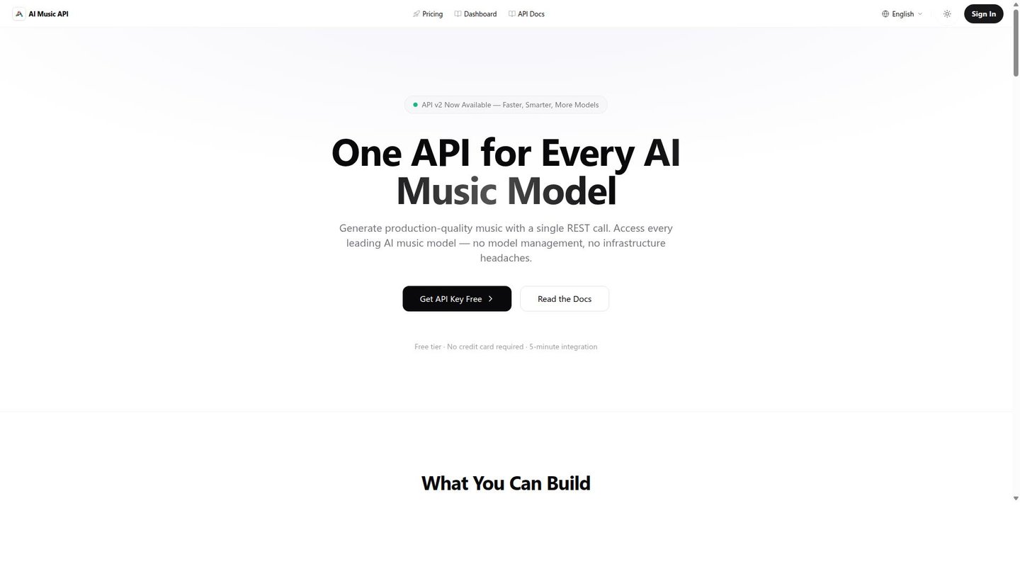 Feature image of AI Music API