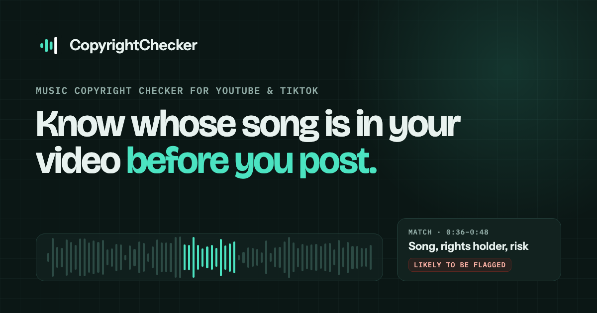 Feature image of CopyrightChecker