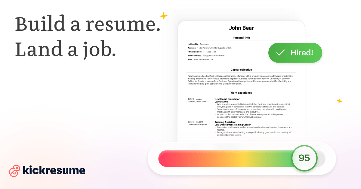 Feature image of Kickresume