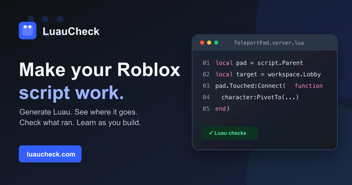 Feature image of LuauCheck